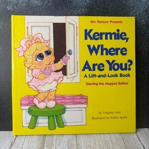 Sesame Street Kermie, Where Are You? Yellow Muppet Babies Lift-and-Look Book
